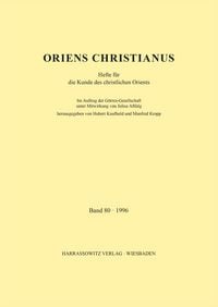 Produktbild: Oriens Christianus 80 (1996)