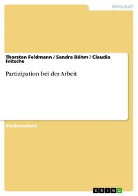 Produktbild: Partizipation bei der Arbeit