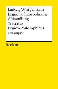 Produktbild: Logisch-Philosophische Abhandlung. Tractatus Logico-Philosophicus