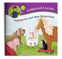 Produktbild: Lamaleicht Lesen - Fu&szlig;spuren auf dem Bauernhof