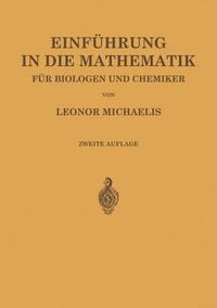 Produktbild: Einf&uuml;hrung in die Mathematik f&uuml;r Biologen und Chemiker