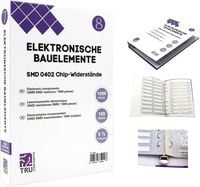 Produktbild: TRU COMPONENTS TC-6869420 TC-6869420 Sortiments-Album SMD 0402 0.625W 5% 1000 Teile