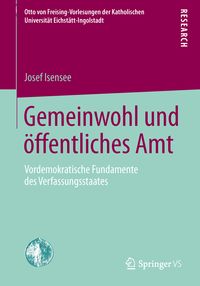Produktbild: Gemeinwohl und &ouml;ffentliches Amt
