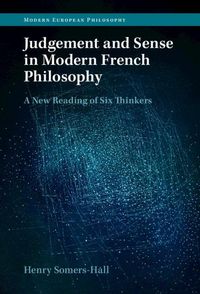 Produktbild: Judgement and Sense in Modern French Philosophy