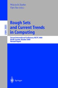 Produktbild: Rough Sets and Current Trends in Computing