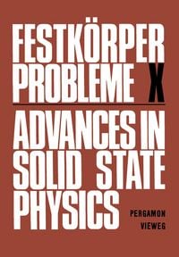 Produktbild: Advances in Solid State Physics