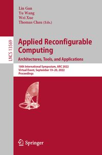 Produktbild: Applied Reconfigurable Computing. Architectures, Tools, and Applications