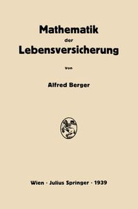 Produktbild: Mathematik der Lebensversicherung