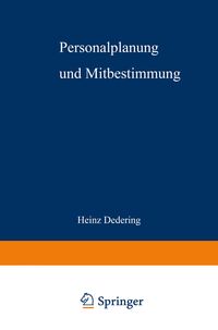 Produktbild: Personalplanung und Mitbestimmung