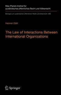 Produktbild: The Law of Interactions Between International Organizations
