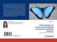 Produktbild: The Perceptions of Community Psychology among Honours/BPsych Students