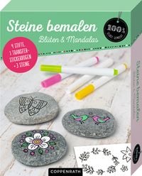 Produktbild: Steine bemalen - Blüten & Mandalas (100% s.g.)