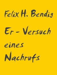 Produktbild: Er - Versuch eines Nachrufs