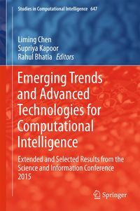 Produktbild: Emerging Trends and Advanced Technologies for Computational Intelligence