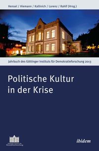 Produktbild: Politische Kultur in der Krise