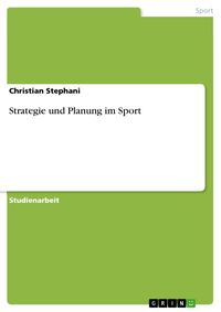 Produktbild: Strategie und Planung im Sport