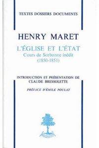 Produktbild: L'Eglise et l'Etat