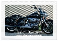 Produktbild: Legend&auml;re Linien &ndash; Harley Road King im Detail (Wandkalender 2026 DIN A2 quer), CALVENDO Monatskalender
