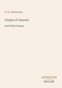 Produktbild: Utopia of Usurers