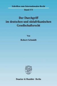 Produktbild: Der Durchgriff im deutschen und s&uuml;dafrikanischen Gesellschaftsrecht.