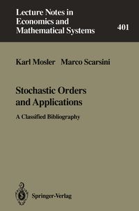 Produktbild: Stochastic Orders and Applications