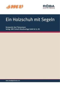 Produktbild: Ein Holzschuh mit Segeln