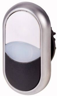 Produktbild: Eaton 216704 M22-DDL-WS Doppeldrucktaster Frontring Kunststoff 1St.