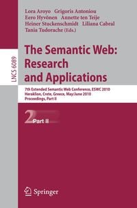 Produktbild: The Semantic Web: Research and Applications