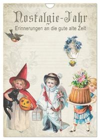 Produktbild: Nostalgie-Jahr, Motive aus alten Poesiealben (Wandkalender 2026 DIN A4 hoch), CALVENDO Monatskalender