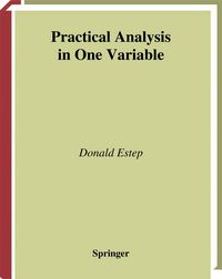Produktbild: Practical Analysis in One Variable