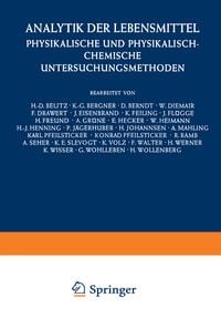Produktbild: Analytik der Lebensmittel