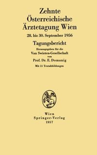 Produktbild: Zehnte &Ouml;sterreichische &Auml;rztetagung Wien