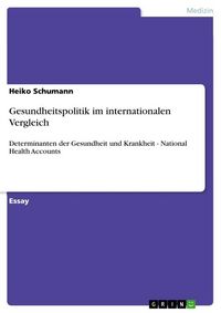 Produktbild: Gesundheitspolitik im internationalen Vergleich