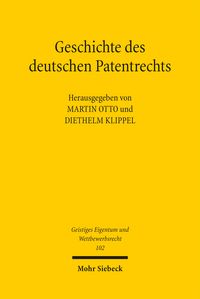 Produktbild: Geschichte des deutschen Patentrechts