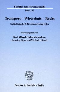 Produktbild: Transport - Wirtschaft - Recht.
