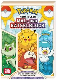 Produktbild: Pok&eacute;mon Activity-Buch: Mein toller Mal- und R&auml;tselblock