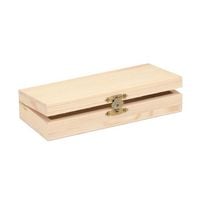 Produktbild: Holzbox rechteckig 20x10x5cm, Kiefer