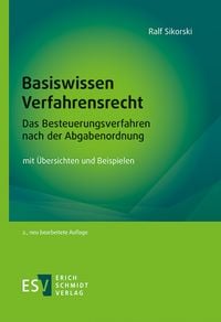 Produktbild: Basiswissen Verfahrensrecht &ndash; Das Besteuerungsverfahren nach der Abgabenordnung