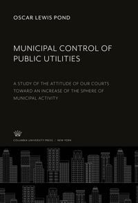 Produktbild: Municipal Control of Public Utilities
