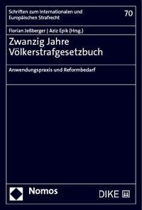 Produktbild: Zwanzig Jahre V&ouml;lkergesetzbuch