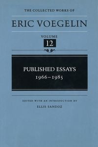 Produktbild: Published Essays, 1966-1985 (Cw12)