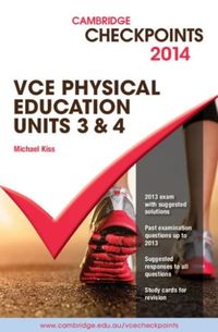 Produktbild: Cambridge Checkpoints Vce Physical Education Units 3 and 4 2014 and