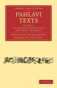 Produktbild: Pahlavi Texts - Volume 1