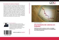 Produktbild: El pr&eacute;stamo de valores en Espa&ntilde;a