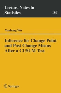 Produktbild: Inference for Change Point and Post Change Means After a CUSUM Test