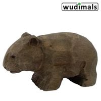 Produktbild: Wudimals A040710 - Wombat, Wombat, handgeschnitzt aus Holz