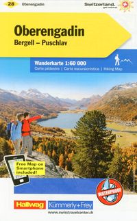 Bild vom Artikel KuF Schweiz Wanderkarte 28 Oberengadin Bergell, Puschlav 1 : 60 000 vom Autor 
