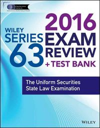 Produktbild: Wiley Series 63 Exam Review 2016 + Test Bank