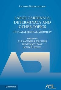 Produktbild: Large Cardinals, Determinacy and Other Topics