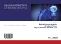 Produktbild: Role of Buyer-Supplier Relationship on Organizational Performance